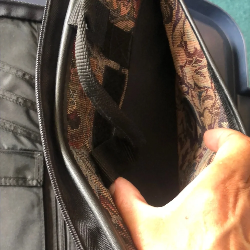 Avery power case. Floral Tapestry Zip-In Portfolio Bag - Multicolor